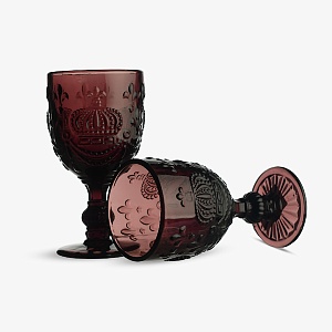 Бокал для Вина Темный Сливовый Королевский 300 ml  (от 6 штук)