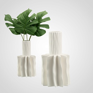 Дизайнерская интерьерная ваза с узким горлышком