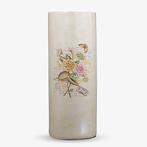Ваза 50 см. "Flowers in Beige" керамика