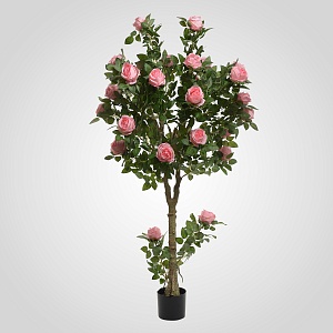 Искусственное Дерево с Розовыми Розами 195 см.