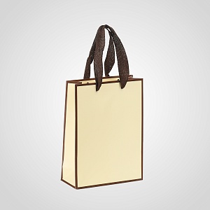 Пакет GIFT BAG бумажная бежевая