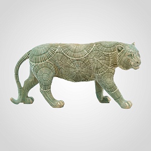 Интерьерная Фигура Декор Флокированный "Леопард" 
