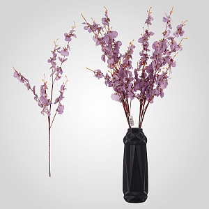 Фиолетовая Искусственная Ветка Декор 95 см.(от 12 штук)