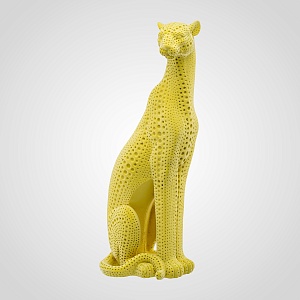Интерьерная Фигура Флокированный Декор "Леопард"  