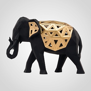 Декор-Фигура Индийский Слон (Полистоун)