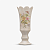 Ваза-Колокольчик "Flowers in Beige" 37 см. керамика