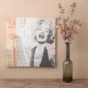 Интерьерное Панно на Холсте "Marilyn Emotions" 60х60