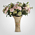 Ваза Oblique "Flowers in Beige" Большая,керамика