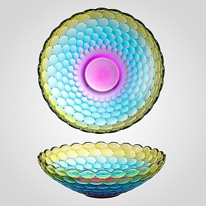 Фруктовница Crystal Dish разноцветного оттенка