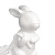 УЦЕНКА!!! Конфетница-Цветок "Кролик-Путешественник" (Керамика)