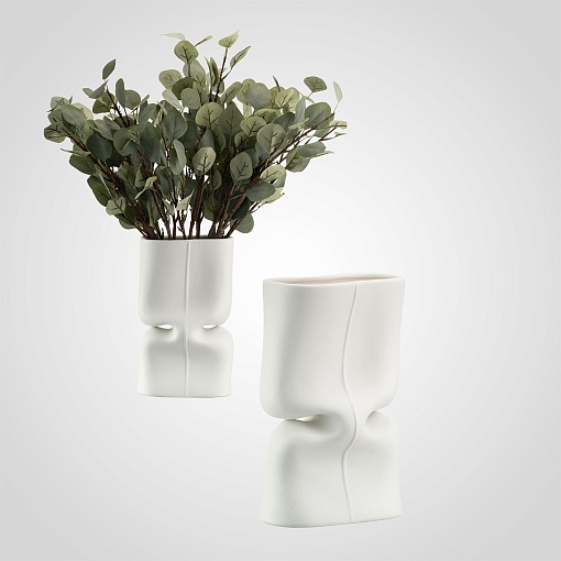 Керамическая ваза-мешочек средняя
