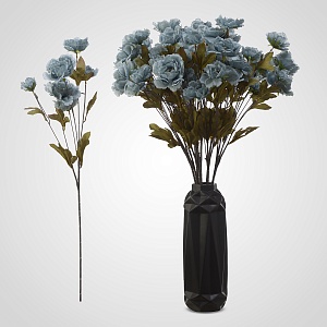 Синие Кустовые Полевые Цветы 80 см. (от 12-ти шт.)