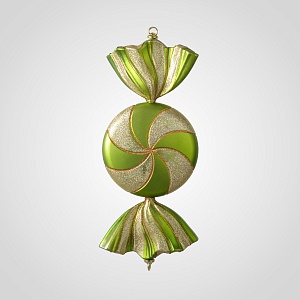 Новогодняя Зеленая Подвеска-Украшение "Candy" 50 см. 
