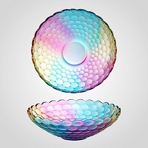 Фруктовница Crystal Dish разноцветная