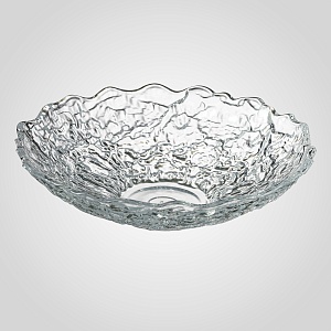 Блюдо круглой формы CRYSTAL&DISH прозрачная