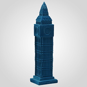 Декоративная интерьерная статуэтка "Big Ben Tower" из флокированной ткани