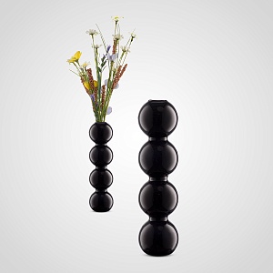 Стеклянная ваза "Black Collection"