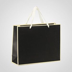 Пакет GIFT BAG бумажная черно-белая от 10 шт