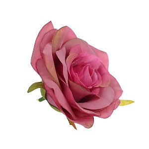 Искусственная голова Розы розовая (от 20 штук)