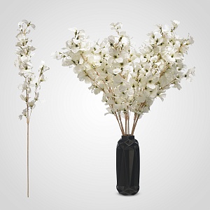 Цветы Искусственные Белые 90 см. (от 12 штук)